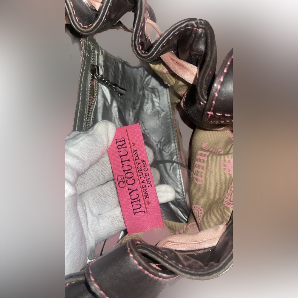 JUICY COUTURE ❤️❤️ VINTAGE Y2K  SATCHEL BAG - Picture 12 of 16